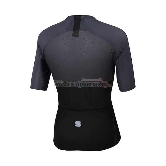 Abbigliamento Ciclismo Sportful Manica Corta 2021 Nero Grigio