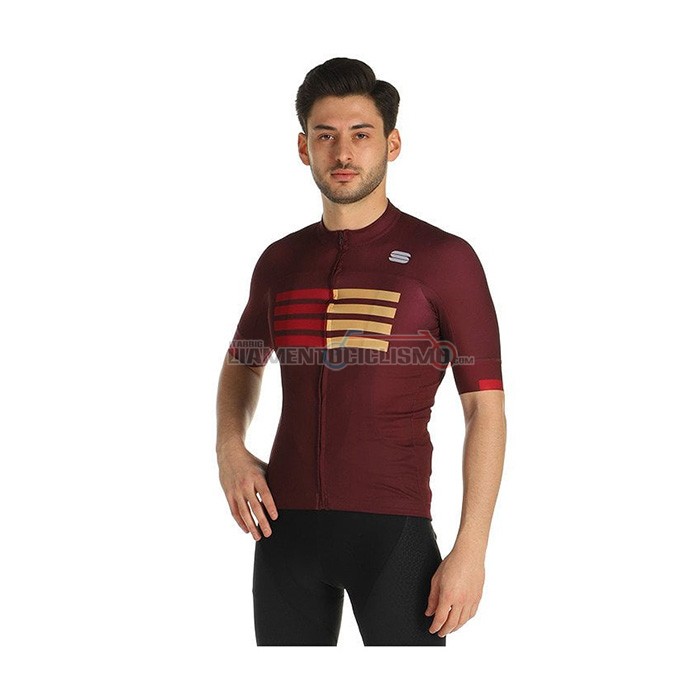 Abbigliamento Ciclismo Sportful Manica Corta 2021 Spento Rosso