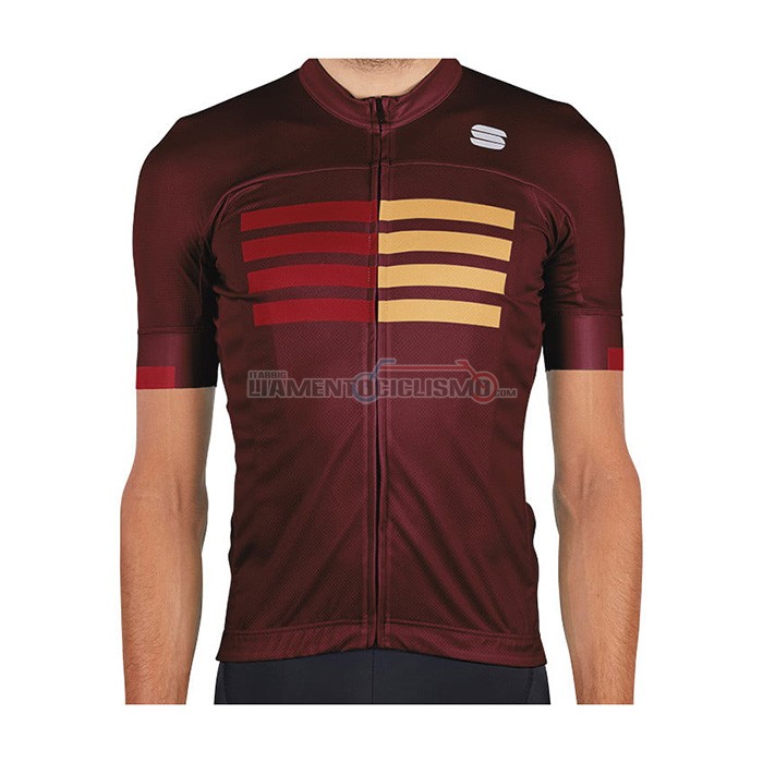 Abbigliamento Ciclismo Sportful Manica Corta 2021 Spento Rosso