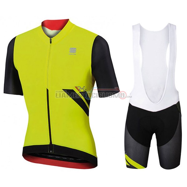 Abbigliamento Ciclismo Sportful R&D Ultraskin 2017 verde e nero