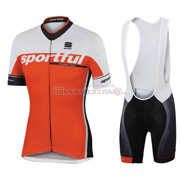 Abbigliamento Ciclismo Sportful SC 2017 bianco e arancione