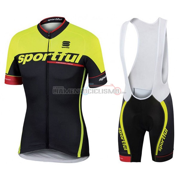 Abbigliamento Ciclismo Sportful SC 2017 nero e verde