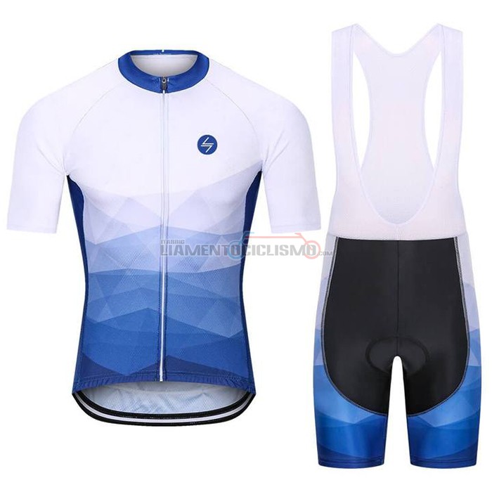 Abbigliamento Ciclismo Steep Manica Corta 2021 Blu