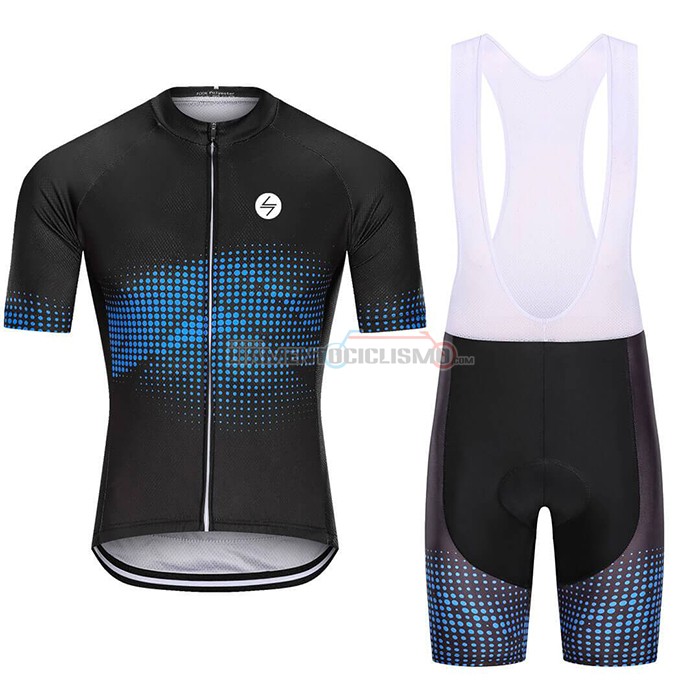 Abbigliamento Ciclismo Steep Manica Corta 2021 Nero Blu