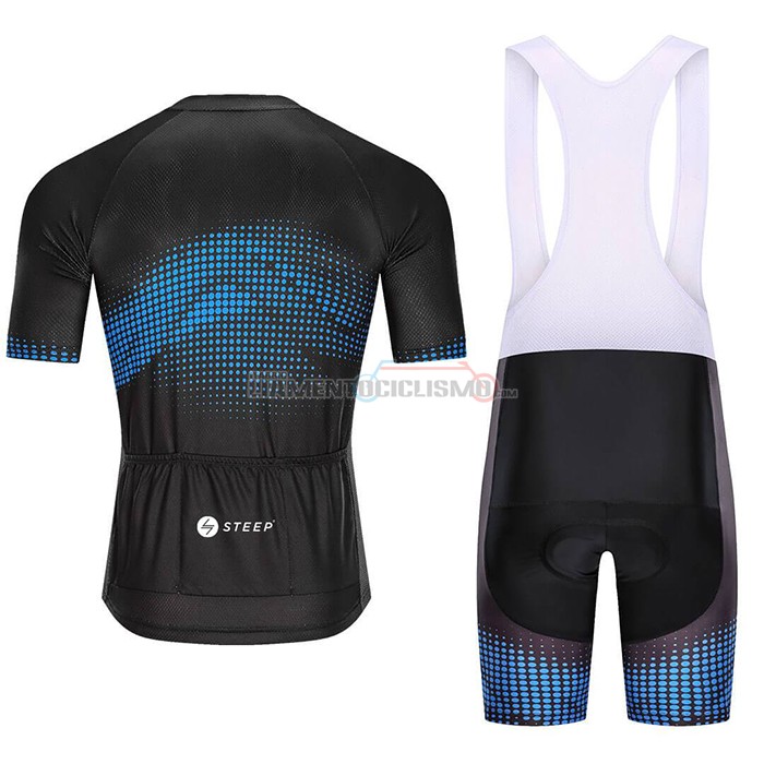 Abbigliamento Ciclismo Steep Manica Corta 2021 Nero Blu