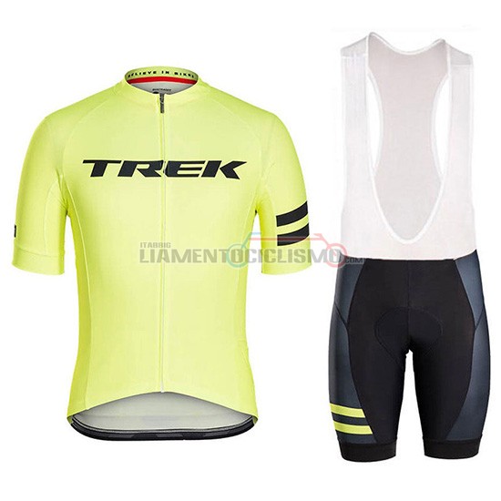 Abbigliamento Ciclismo Trek Manica Corta 2018 Chiaro Giallo