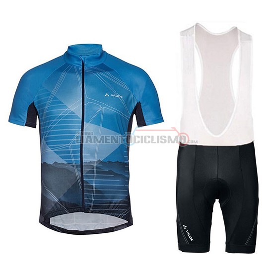 Abbigliamento Ciclismo Vaude Majura Manica Corta 2018 Blu