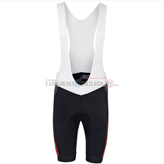 Abbigliamento Ciclismo Vaude Manica Corta 2018 Bianco Rosso