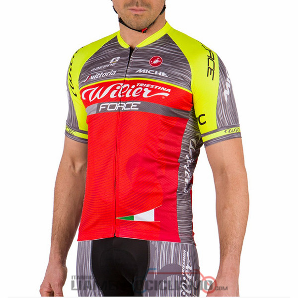 Abbigliamento Ciclismo Wieiev 2017 Girgio e Rosso