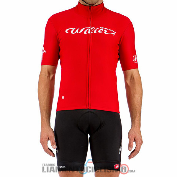 Abbigliamento Ciclismo Wieiev 2017 Rosso2