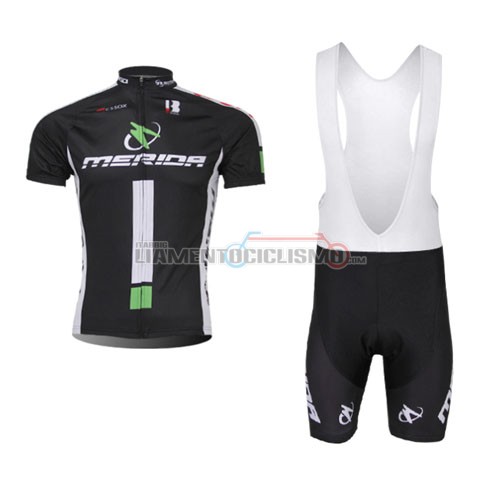 Abbigliamento Ciclismo Merida 2014 nero e bianco