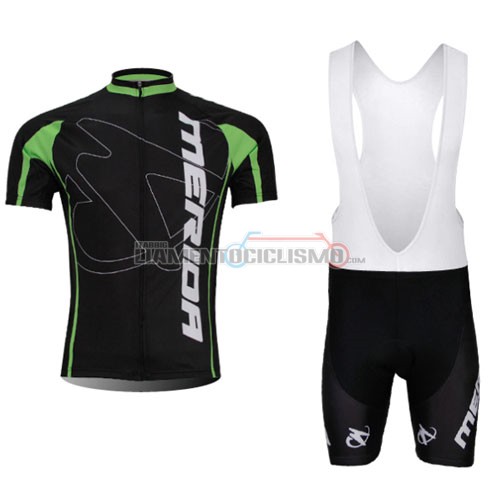 Abbigliamento Ciclismo Merida 2014 nero e verde
