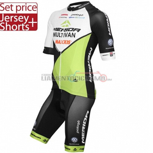 Abbigliamento Ciclismo Merida 2015 nero e verde