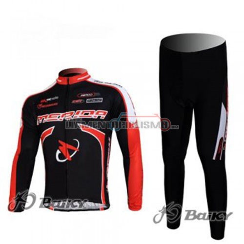 Abbigliamento Ciclismo Merida ML 2012 nero e rosso