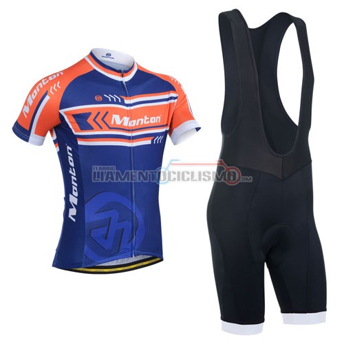 Abbigliamento Ciclismo Monton 2014 arancione e blu