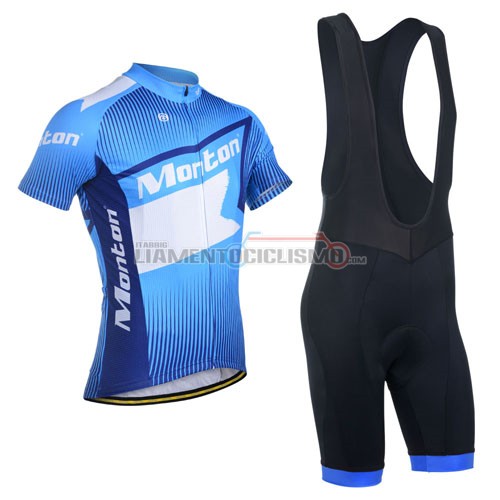 Abbigliamento Ciclismo Monton 2014 bianco e blu