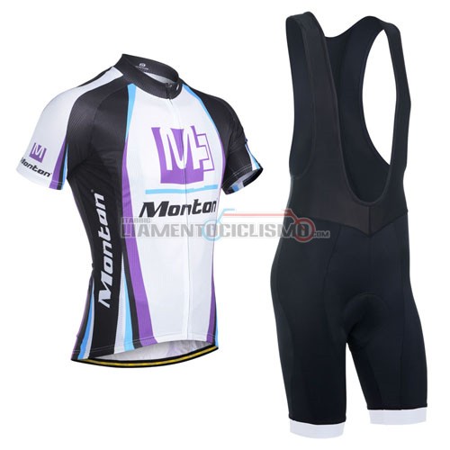 Abbigliamento Ciclismo Monton 2014 bianco e viola