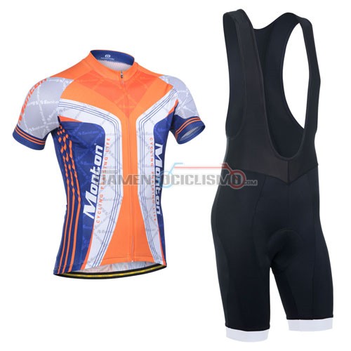 Abbigliamento Ciclismo Monton 2014 blu e arancione