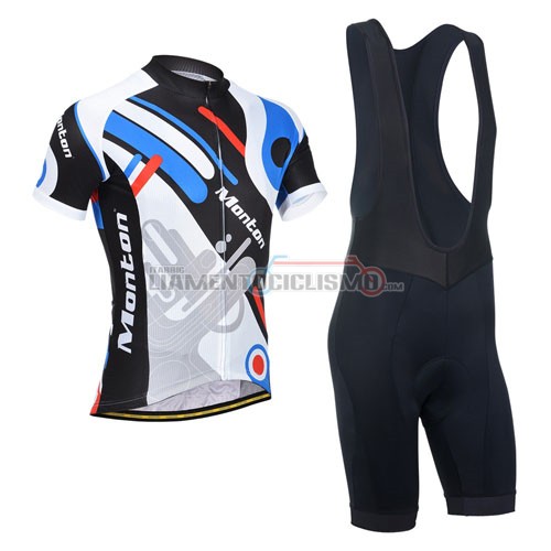 Abbigliamento Ciclismo Monton 2014 blu e grigio