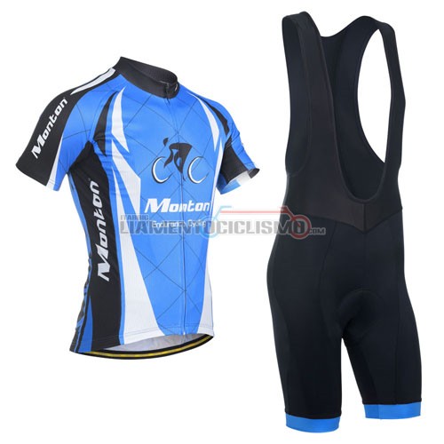 Abbigliamento Ciclismo Monton 2014 blu e nero