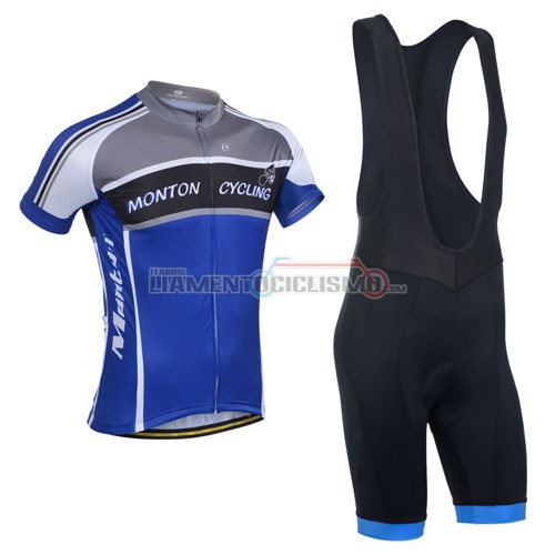 Abbigliamento Ciclismo Monton 2014 grigio e blu