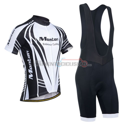 Abbigliamento Ciclismo Monton 2014 nero e bianco