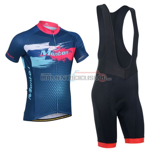 Abbigliamento Ciclismo Monton 2014 rosso e blu