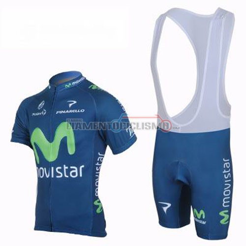 Abbigliamento Ciclismo Movistar 2013 blu