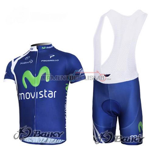 Abbigliamento Ciclismo Movistar 2012 blu