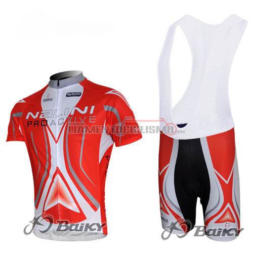 Abbigliamento Ciclismo Nalini 2012 bianco e rosso