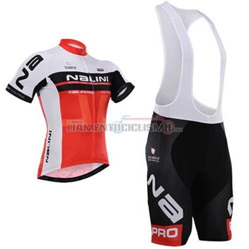 Abbigliamento Ciclismo Nalini 2015 bianco e arancione