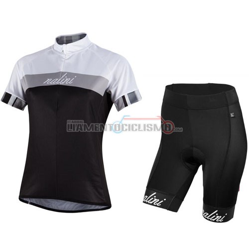 Abbigliamento Ciclismo Nalini 2016 argentato e nero