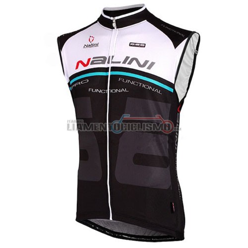 Gilet Antivento Nalini 2015 nero e bianco