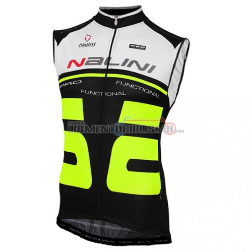 Gilet Antivento Nalini 2015 nero e giallo