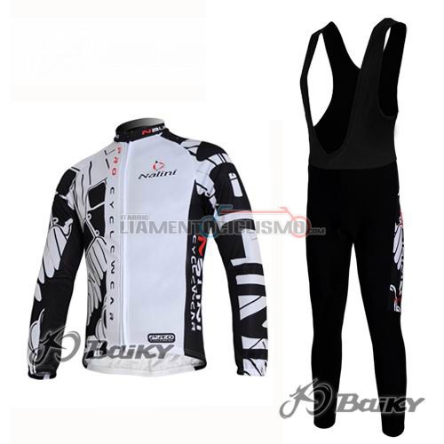 Abbigliamento Ciclismo Nalini ML 2012 bianco e nero