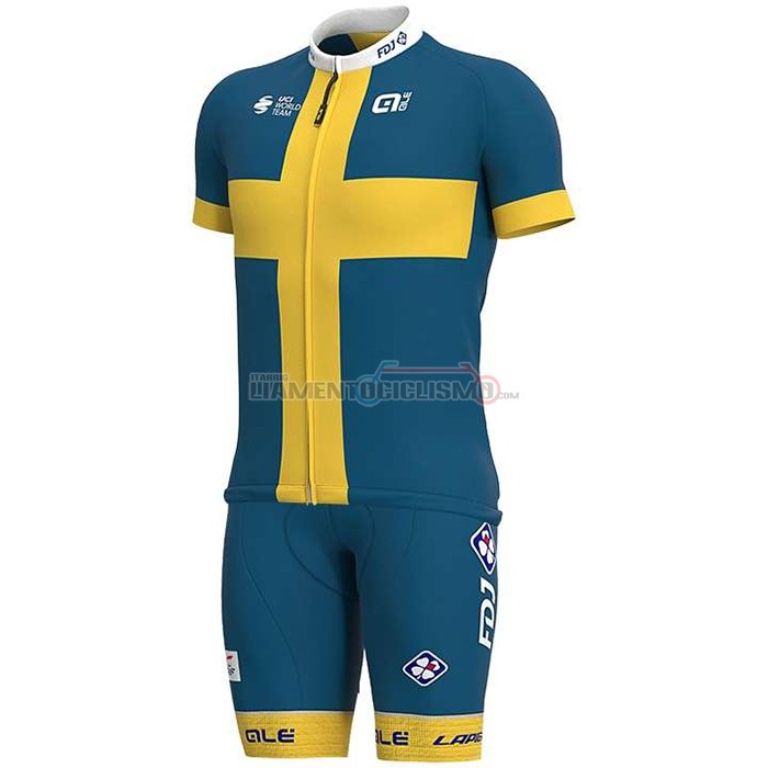 Abbigliamento Ciclismo Svezia Manica Corta 2020