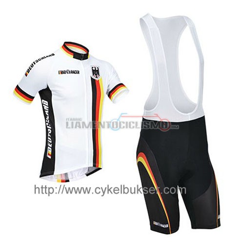 Abbigliamento Ciclismo Germania 2013 bianco e nero