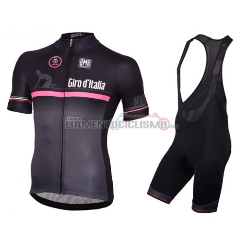 Abbigliamento Ciclismo Italia 2016 nero e rosso