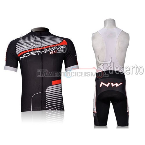 Abbigliamento Ciclismo Northwave 2012 rosso e nero