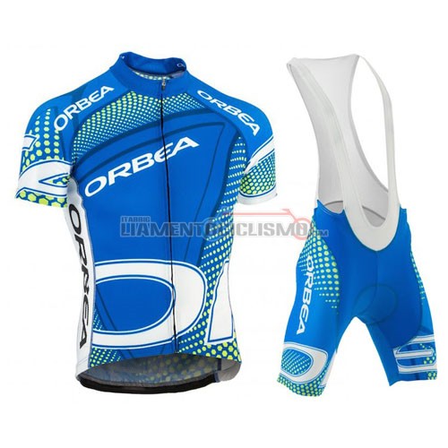 Abbigliamento Ciclismo Orbea 2015 celeste e nero