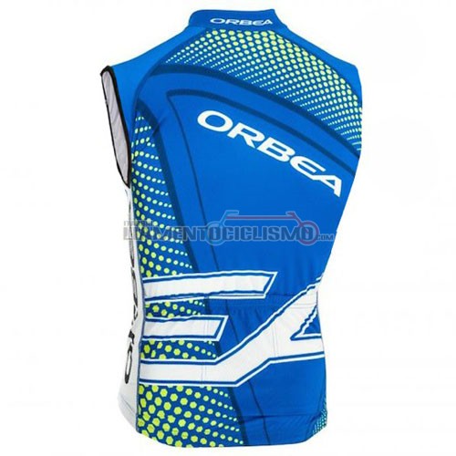 Gilet Antivento Orbea 2016 blu e giallo