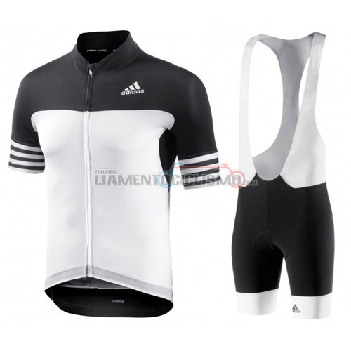 Abbigliamento Ciclismo Adidas 2016 bianco e nero