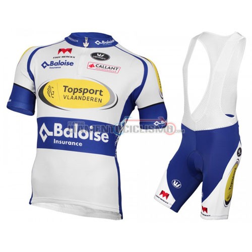 Abbigliamento Ciclismo Topsport 2016 blu e giallo