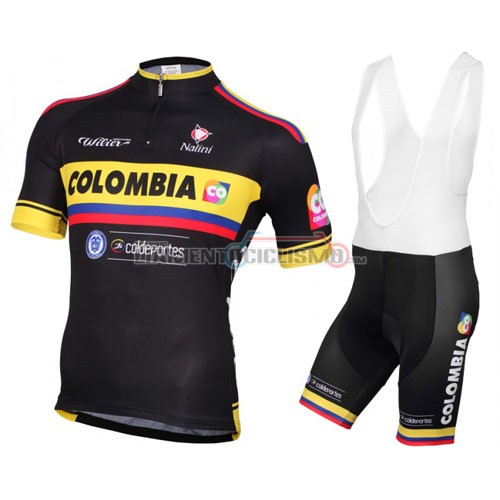 Abbigliamento Ciclismo Colombia 2016 giallo e nero