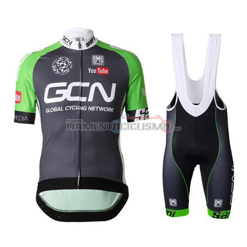 Abbigliamento Ciclismo GCN 2016 grigio e verde