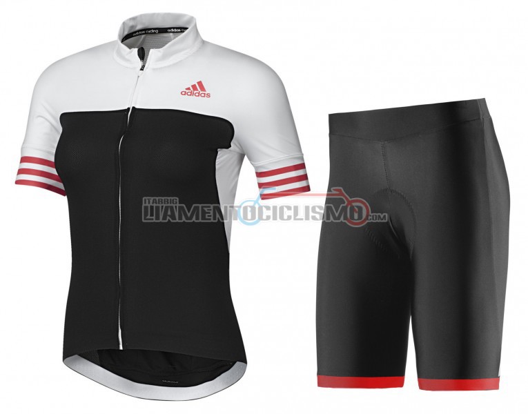Abbigliamento Ciclismo Adidas 2016 nero e rosso