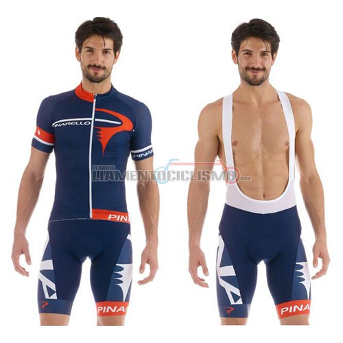 Abbigliamento Ciclismo Pinarello 2015 rosso e blu