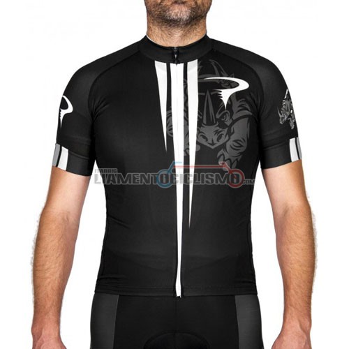 Abbigliamento Ciclismo Pinarello 2016 nero e bianco