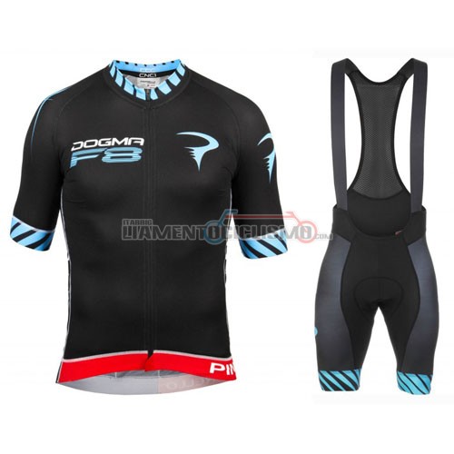 Abbigliamento Ciclismo Pinarello 2016 nero e blu