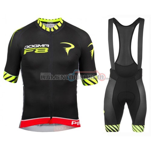 Abbigliamento Ciclismo Pinarello 2016 nero e giallo